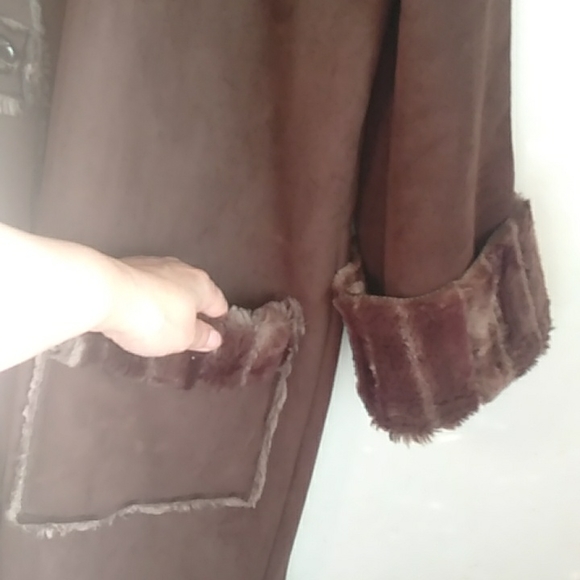 NWNT Winter Shamwa coat brown large size - Picture 3 of 9